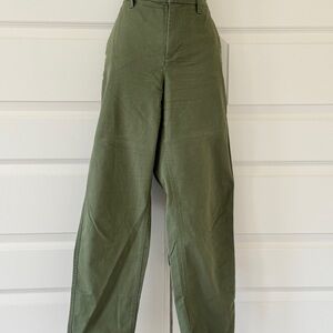 J. Crew Women's Olive Straight Leg Pants